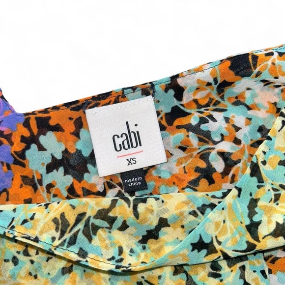 CAbi Colorful Abstract Sleeveless Top - Picture 4 of 6